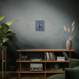 Afro Tribal Warrior Woman Wall Art, Powerful African Female Strength Canvas Print, Afrocentric Decor for Home & Office
