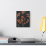 UMOJA (Unity) African Woman & Hands Wall Art, Afrocentric Canvas with Map of Africa, Cultural Home Decor