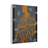 Soul Maze, Abstract African Silhouette Wall Art with Tribal Geometric Patterns